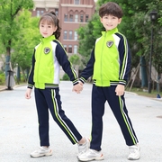 小学生校服春秋装六一儿童运动会班服四件套，幼儿园园服夏装三件套