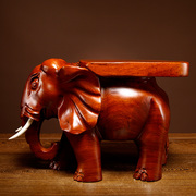 花梨木雕大象凳子换鞋凳实木摆件红木对象家居客厅装饰工艺品摆设