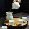 定制功夫茶具小套家用日式便捷简约陶瓷茶壶，茶杯套装茶盘整套旅行