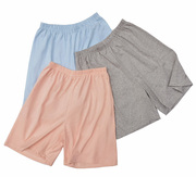 儿童家居短裤夏薄款宽松纯色五分裤，纯棉可外穿男女中大童运动睡裤