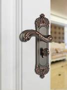 博斯顿欧式室内卧室门锁静音家用简约美式木门把手磁吸通用型锁具