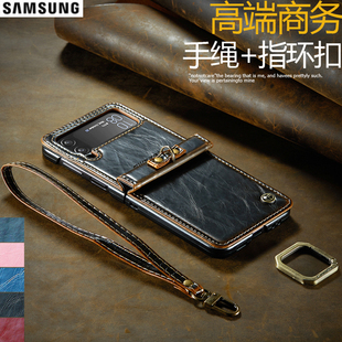 适用三星samsunggalaxyzflip4手机壳最折叠屏flip5保护套，韩国w23flip皮套全包防摔flip3外壳男女