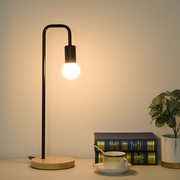 北欧简约工作书实桌木小台灯现代创意，个性卧室床头灯学习专用台灯