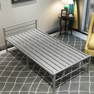 折叠床钢丝床单人折叠床1.2米家用1.5米双人床简易经济型铁床午休