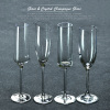 创意水晶婚礼婚庆玻璃杯，笛形香槟杯，高脚杯红酒杯