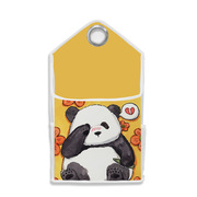 国宝熊猫花花酱hb卡通可爱门后收纳挂袋大容量墙壁挂置物袋定制做