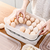 鸡蛋收纳盒冰箱用厨房食品，保鲜盒饺子盒冻饺子，多层盒子装鸡蛋神器