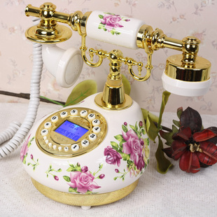 tqj仿古电话机家用时尚，创意欧式复古老式固定电话客厅办公室座机