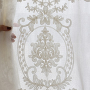 欧。式窗纱白色蕾丝纱帘窗帘，布料成品卧室，客厅飘窗阳台纱虑光纱