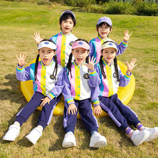 幼儿园园服夏季春秋款小学生校服儿童班服棒球服中学生套装三件套