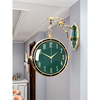 现代挂墙时钟挂表吊钟简约欧式双面轻奢挂钟钟表，客厅时尚石英家用
