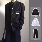 dk制服中山装一套日系热血高校校服JK男生班服外套西装学院风套装