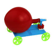 反冲小车自制小制作儿童幼儿园物理diy气压动力科学生实验玩具