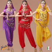 印度女装肚皮舞套装，印度舞蹈服装成人秋冬长袖演出服天竺少女表演