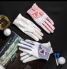 高尔夫女士手套韩版golf手套，pu防滑耐磨超纤布弹力(布弹力)舒适练习手套