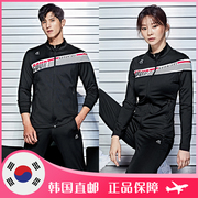 CA5韩国羽毛球服套装 男女款个性时尚专业体育运动外套长裤训练服