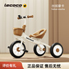 lecoco乐卡儿童三轮车脚踏车宝宝玩具复古童车2-5岁自行车免充气