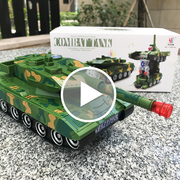 抖音同款电动变形机器人儿童玩具益智1-3周岁2-4半男孩子坦克礼物
