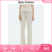 Juicy Couture橘滋休闲裤女2023春季美式运动微喇天鹅绒长裤