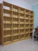 置物柜客厅柜架柜子定制简易书橱实木柜格子柜小书架木质书柜