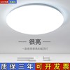 LED圆形吸顶灯简约客厅卧室灯阳台过道灯玄关办公灯工程全白灯具