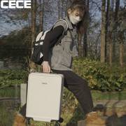 CECE2022高档铝框行李箱20寸登机箱女24寸拉杆箱男旅行箱静音