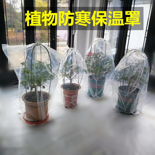 花卉绿植盆栽过冬防冻保温膜植物果树防寒罩套家用加厚透明塑料袋
