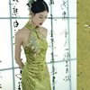 新中式旗袍结婚奢华露背拖尾钉珠长款连衣裙晨袍女高级感晨拍礼服
