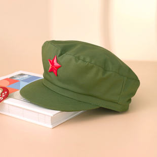 65式军帽老式解放帽红军帽的确良，帽子男女演出老军装老兵聚会纪念