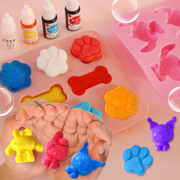 网红手工皂diy制作材料包儿童，女孩自制香皂水晶，皂工具做肥皂玩具