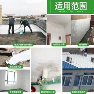 屋顶防水隔热材料丙烯酸墙面防水涂料，补漏胶卫生间白色涂料