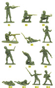 bmctoys玩具兵大战诺曼底，登陆5厘米玩具兵人模型，132二战美军