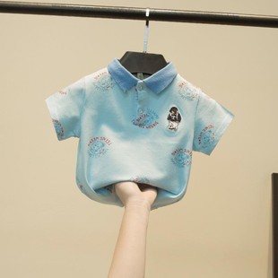 男童polo衫婴童装短袖翻领，夏装1-3岁幼儿中小童，保罗衫韩版儿童t恤