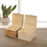 复古小箱子盒子，桌面木质首饰收纳盒整理储物百宝箱道具箱