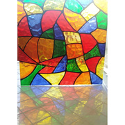 彩绘压花立线艺术马赛克彩色吊顶彩晶蒂凡尼教堂玻璃门窗隔断钢化
