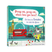 英文原版pussycatpussycatwherehaveyoubeeni'vebeento，londontovisitthequeen.小猫咪在伦敦精装英文版