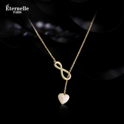 eternelle法国永恒珠宝高级感项链，轻奢小众气质锁骨，链女神节礼物