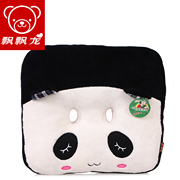 毛绒玩具可爱熊猫双孔坐垫，35*40cm