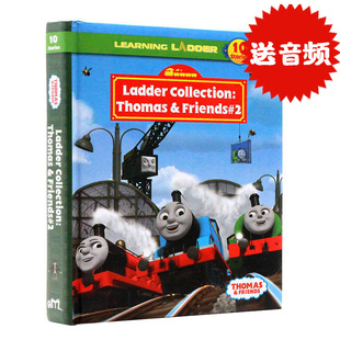 进口英文原版正版thomasandfriendslearningladder2小火车，托马斯和朋友们第二部精装合辑10个故事套装分级阅读动画书籍