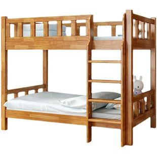 实木上下双层床宿舍上下铺床儿童子母床双层工程高低组合上下