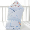 婴儿抱被新生儿纯棉包被秋冬初生，宝宝用品加厚保暖被子包巾可脱胆