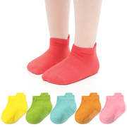 儿童袜子春秋季夏薄款婴儿船袜纯棉男女宝宝防滑地板袜套室内学步