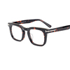 tf眼镜tf751男女方形，大框板材眼镜架黑色，宽边防蓝光可配近视度数