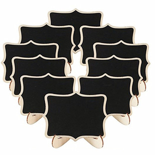 小黑板木质工艺品贴膜纸，pvc单面黑板欧式餐桌，展示牌家居装饰摆件