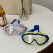 儿童游泳镜男童女童防水防雾大款游泳专用镜夏日海边游泳眼镜