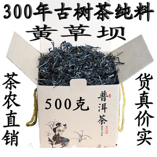 云南普洱茶生茶散茶乔木古树，茶黄草坝纯料2020年明前头春茶农