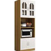 欧式餐边柜白色现代简约储物柜，家用厨房靠墙，柜子烤箱微波炉橱柜