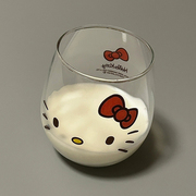 hellokitty杯子可爱卡通三丽鸥玻璃大肚杯家用大容量高颜值喝水杯