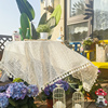 美式复古镂空蕾丝桌布田园，风长方形餐桌布茶几，小圆桌ins台布拍照