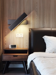 床头卧室壁灯现代简约创意楼梯LED灯楼梯过道书房可旋转背景墙灯